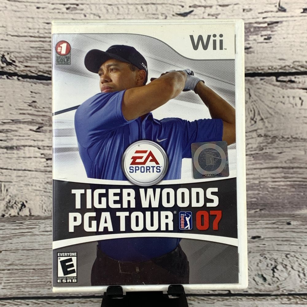 EA Sports Tiger Woods PGA Tour 07 Nintendo Wii Golf Video‎ Game Complete CIB